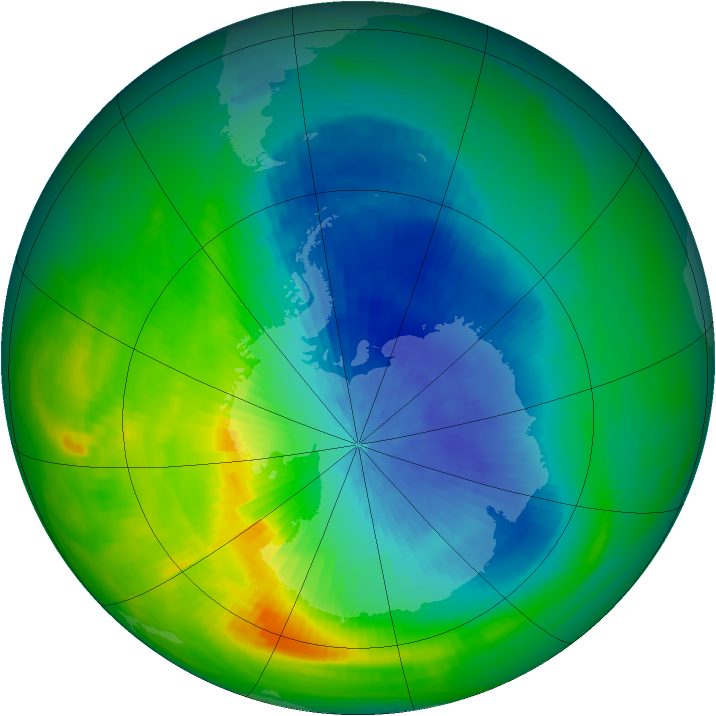 Ozone Map 1982-10-10